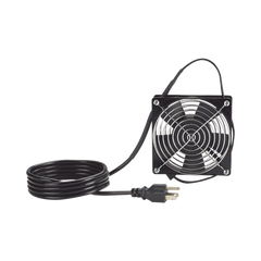 Ventilador para Instalación en Gabinete PanZone WME3BL, WME6BL, y WME9BL, de 115 Vca, y Cable de Corriente de 1.8M