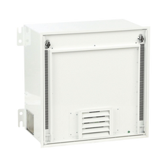 Gabinete PanZone Premium, de Montaje en Techo, Con 2 UR Para Equipo Activo y 6 UR Para Paneles de Parcheo, Fabricado en Acero, Color Blanco