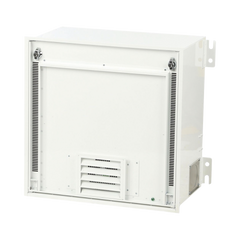 Gabinete PanZone Premium, de Montaje en Techo, Con 2 UR Para Equipo Activo y 6 UR Para Paneles de Parcheo, Fabricado en Acero, Color Blanco