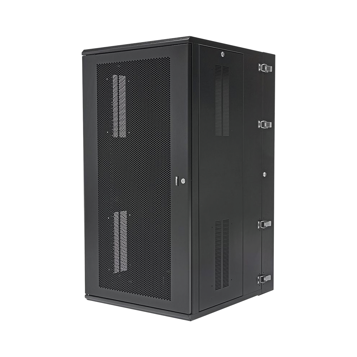 Gabinete PanZone de Montaje en Pared, de 19in, Puerta Ventilada, 26 UR, 762mm de Profundidad, Color Negro