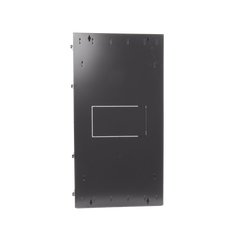 Gabinete PanZone de Montaje en Pared, de 19in, Puerta con Ventana de Seguridad, 26 UR, 635mm de Profundidad, Color Negro
