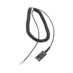 Cable adaptador para diademas modelo HT101, HT201 y HT202 para compatibilidad con teléfonos Grandstream, análogos, digitales, etc.