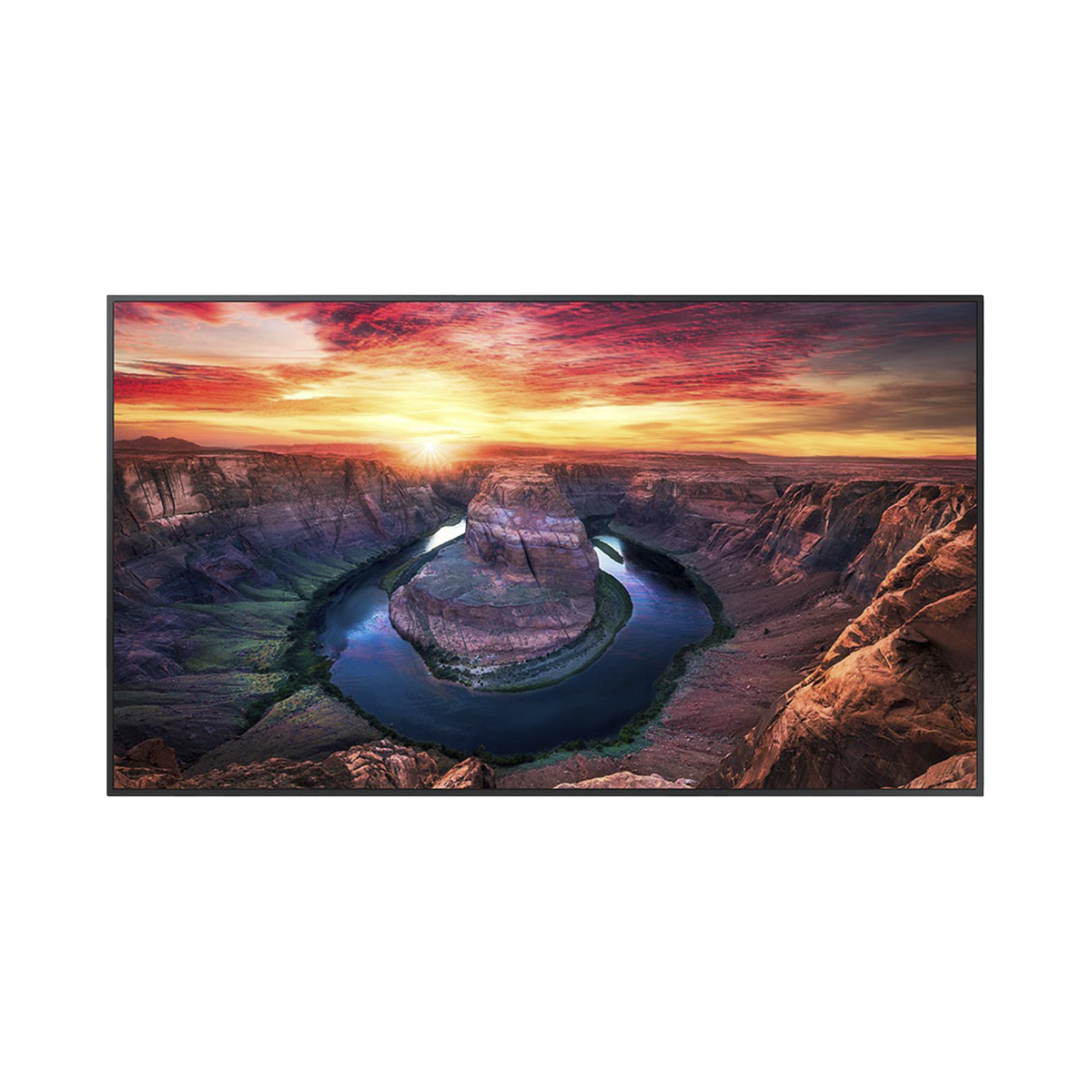 Pantalla Profesional LED de 55", UHD 4K (3840x2160p), Entradas de Video HDMI/DisplayPort / USO 24/7 / Compatible VESA / Compatible con software MagicInfo
