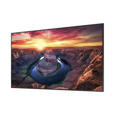 Pantalla Profesional de 85", Resolución UHD 3840X2160 PIX., Entradas de Video  DVI / HDMI / DisplayPort / HDCP, Bocinas Integradas 10W. Compatible VESA