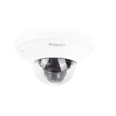 Cámara IP Tipo Mini Domo interior 2 Megapíxel / Lente 2.8 mm / WDR 120db / H.265 & WiseStream / Conteo de personas
