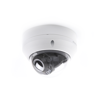 Cámara IP Tipo Domo Antivandálico 2 Megapíxel / Lente Motorizado 3.2-10mm / IR 30M / WDR 120db / Exterior IP66 / H.265 & WiseStream / Entrada de audio