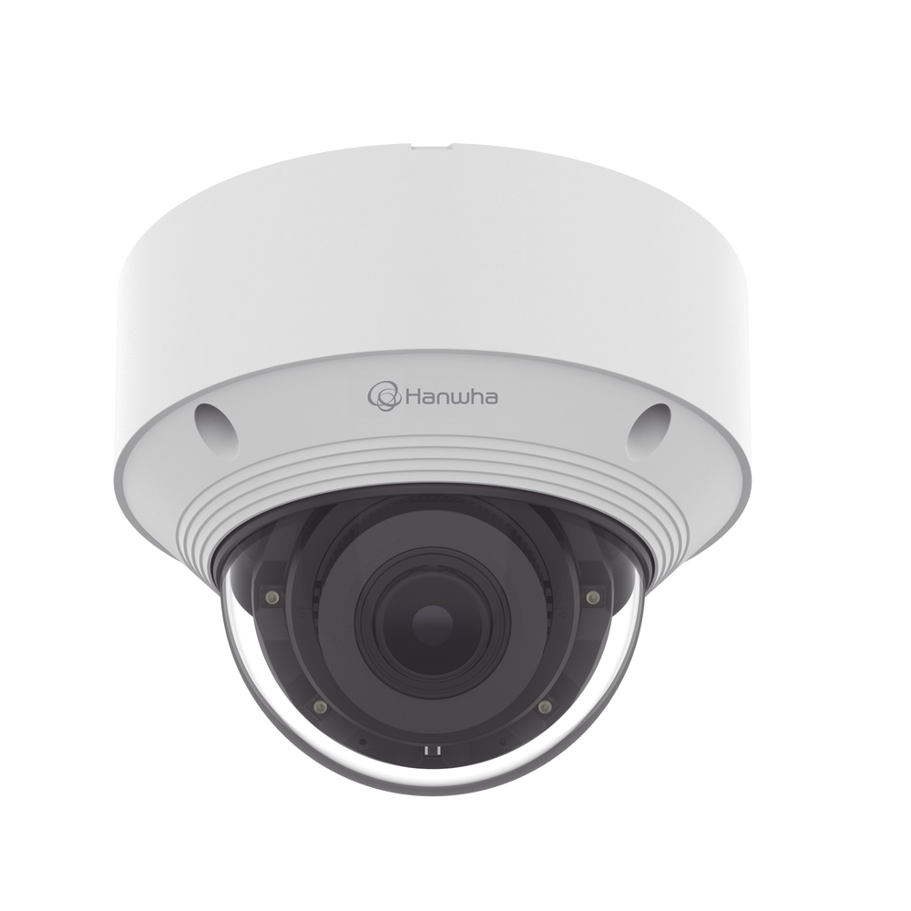 Cámara IP Tipo domo Antivandálica 8 Megapíxel / Lente Varifocal 3.2 - 10mm / IR 30M / WDR 120db / IP66 / H.265 & WiseStream / Inteligencia Artificial Deteccion de Personas y vehiculos