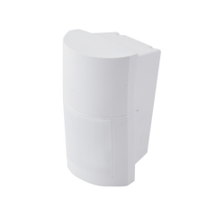 Detector de Movimiento Pasivo / Inalambrico (alimentación) / Altura de montaje 0.8m a 2.7 m  ajustable  / 100% Exterior / Compatible con cualquier panel de alarma