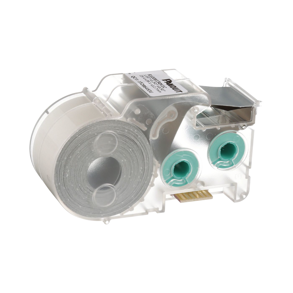 Casete de 100 Etiquetas Autolaminadas Turn-Tell, con Rotación para Mejor Visibilidad, para Cables de Redes de Cobre o Fibra Óptica, de 5.5 a 7.1 mm (0.22 a 0.28 pulgadas) de Diámetro