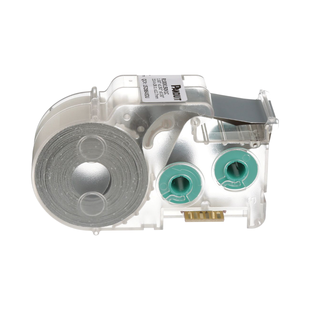 Casete de 100 Etiquetas Autolaminadas Turn-Tell, con Rotación para Mejor Visibilidad, para Cables de Redes de Cobre o Fibra Óptica, de 5.5 a 7.1 mm (0.22 a 0.28 pulgadas) de Diámetro