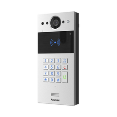 Videoportero SIP / Teclado y Lector de Tarjeta / Notificación App / Notificación Llamada Telefónica / Configuración en la Nube / POE / IP65 / Cámara de 2 MP / NFC / PIN Temporal para Visitas / Control de 2 Puertas
