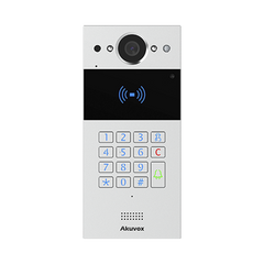 Videoportero SIP / Teclado y Lector de Tarjeta / Notificación App / Notificación Llamada Telefónica / Configuración en la Nube / POE / IP65 / Cámara de 2 MP / NFC / PIN Temporal para Visitas / Control de 2 Puertas