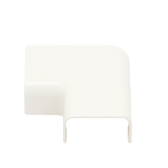 Conexión en ángulo recto "L", para uso con canaleta LD10, material ABS, Color Blanco Mate