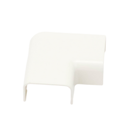 Conexión en ángulo recto "L", para uso con canaleta LD10, material ABS, Color Blanco Mate