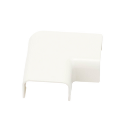 Conexión en ángulo recto "L", para uso con canaleta LD10, material ABS, Color Blanco Mate