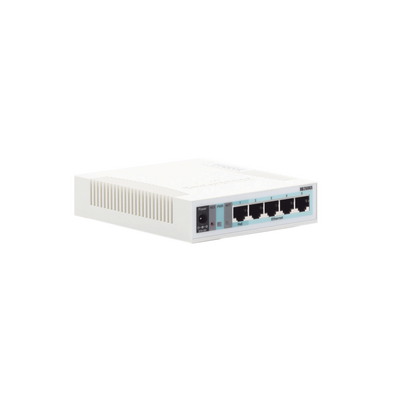 Switch Mikrotik 5 puertos Gigabit Ethernet y 1 SFP