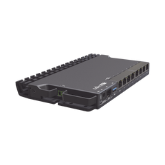 (RB5009UG+S+IN) RouterBoard, CPU 4 Núcleos, 8 Puertos Gigabit, 1 SFP+, Solo RouterOS v7