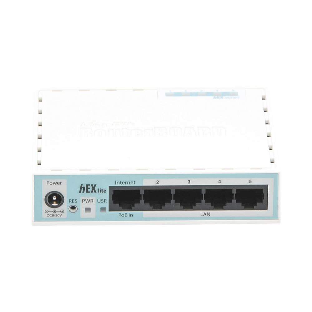 (hEX lite) RouterBoard, 5 Puertos Fast Ethernet