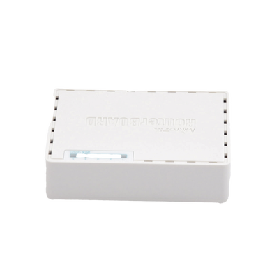 (hEX PoE LITE) RouterBoard, 5 Puertos Fast Ethernet, 4 con PoE Pasivo, 1 Puerto USB