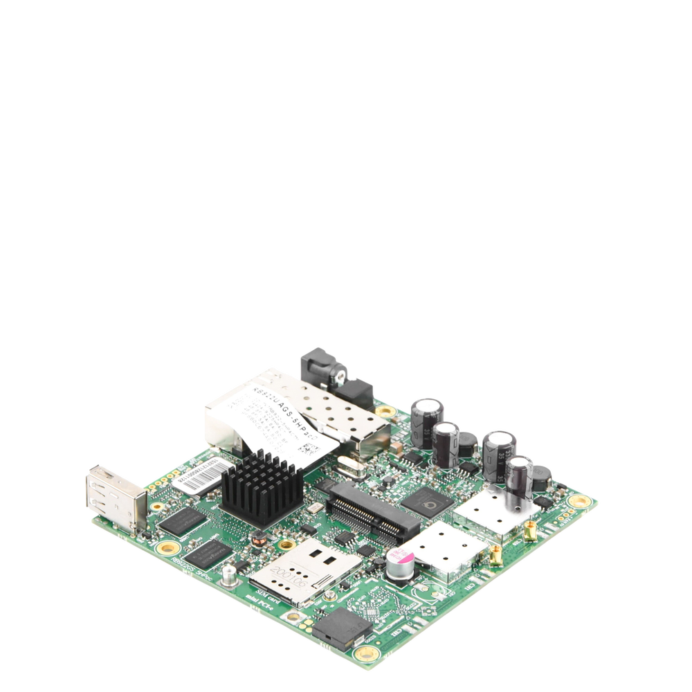 RouterBoard Inalámbrico de 5GHz ac, 1 Puerto Gigabit, CPU 720MHz, Licencia L4