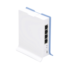 (hAP lite TC) 4 Puertos Fast Ethernet, Wi-Fi 2.4 GHz 802.11 b/g/n y base tipo Torre
