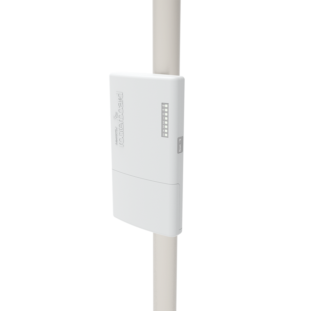 (PowerBox Pro) Router para exterior 5 puertos Gigabit, PoE Pasivo o 802.3af/at