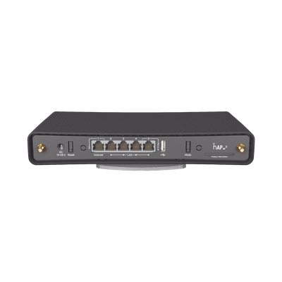 (hAP ac3)  Router inalámbrico de doble banda con 5 puertos Gigabit Ethernet y antenas externas de alta ganancia