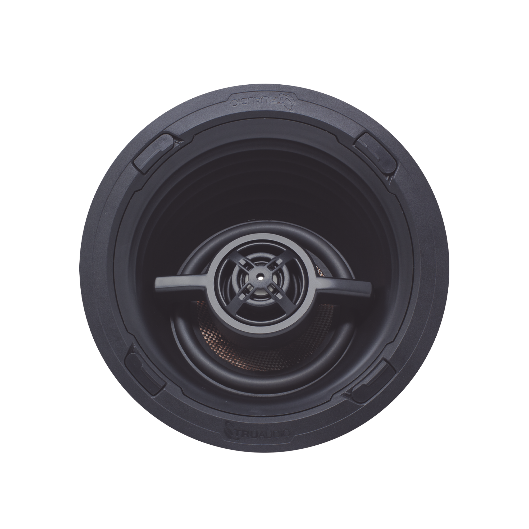 Altavoz LCR | Rango Medio Giratorio | Angulo para Techo de 3 Vias | Cine en Casa | Woofer de 7in de Fibra de Carbono | Tweeter de 1in | 175W | 8&Omega;