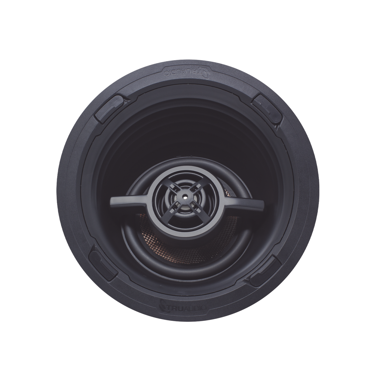Altavoz LCR | Rango Medio Giratorio | Angulo para Techo de 3 Vias | Cine en Casa | Woofer de 7in de Fibra de Carbono | Tweeter de 1in | 175W | 8&Omega;