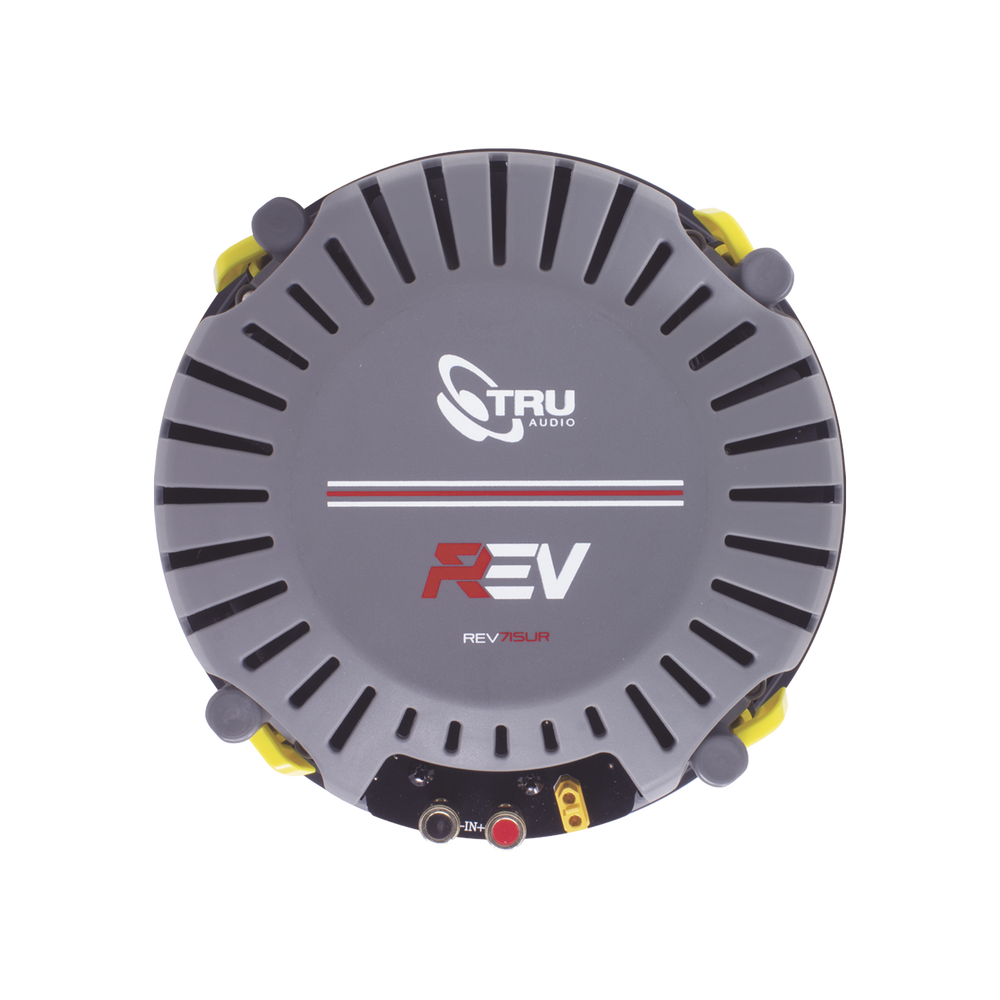 REV Series Altavoz Surround | Angulo para Techo de 3 Vias | Cine en Casa | Woofer 7in de Fibra de Carbono | 2 Tweeter de 1in | Giratorio de Titanio | 175W | 8&Omega;