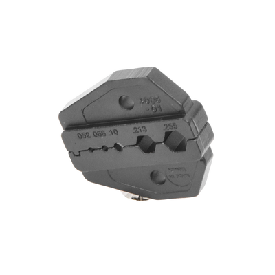 Mordaza para Plegar Conectores de Anillo en RG-58/U, RG-59/U, RG-142/U, RG-8/X en tamaños 0.052", 0.068", 0.100", 0.213" y 0.255".