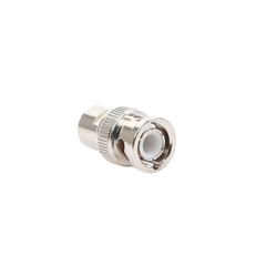 Conector BNC Macho de Rosca para Cable LP-142, RG-58/U, RG-142/U, Níquel, Oro, Delrin. .