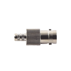 Conector BNC Hembra de Anillo para Cables RG-8/X, LMR-240, 9258, Níquel/ Oro/ Delrin.