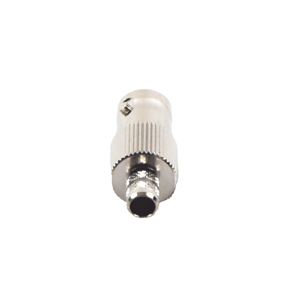 Conector BNC Hembra de Anillo para Cables RG-8/X, LMR-240, 9258, Níquel/ Oro/ Delrin.