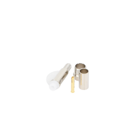 Conector FME Hembra de Anillo Plegable para Cable RG-58/U, Níquel/ Oro/ Teflón.