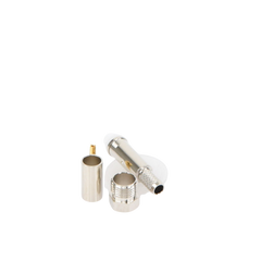 Conector FME Hembra de Anillo Plegable para Cable RG-58/U, Níquel/ Oro/ Teflón.