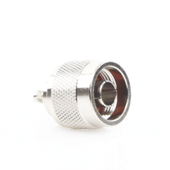 Conector N Macho de Anillo Plegable para Cables Coaxiales LP-142, LP-195, RG-58/U, RG-142/U, LMR-195, Níquel/ Oro/ Teflón.â€&lsaquo;