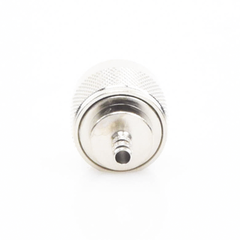 Conector N Macho de Anillo Plegable para Cables Coaxiales LP-142, LP-195, RG-58/U, RG-142/U, LMR-195, Níquel/ Oro/ Teflón.â€‹