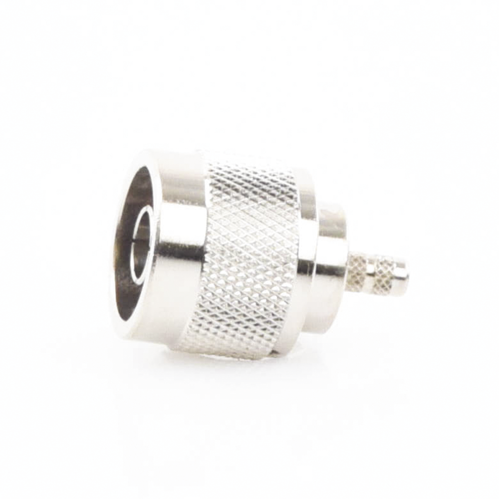 Conector N Macho de Anillo Plegable para Cables Coaxiales LP-142, LP-195, RG-58/U, RG-142/U, LMR-195, Níquel/ Oro/ Teflón.â€&lsaquo;