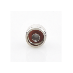 Conector N Macho Coaxial de Anillo Plegable para Cable RG-142/U, Niquel/ Oro/ Teflón.