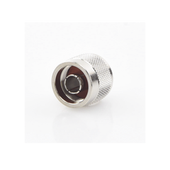 Conector N Macho Coaxial de Anillo Plegable para Cable RG-142/U, Niquel/ Oro/ Teflón.