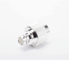 Conector N Macho de Anillo Plegable en Cables con Conductor Central AWG-11 ó 13 tipo RG-8/U (BELDEN 8237), RG213/U (8267), RG214 (8268).