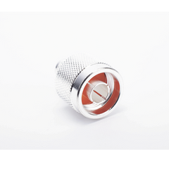 Conector N Macho de Anillo Plegable en Cables con Conductor Central AWG-11 ó 13 tipo RG-8/U (BELDEN 8237), RG213/U (8267), RG214 (8268).