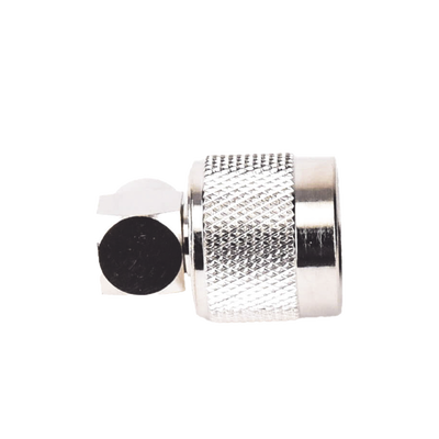 Conector N Macho en A/R de Anillo Plegable para Cables LP-195, LP-142, RG-58/U, RG-142/U, Niquel/ Oro/ Teflón.