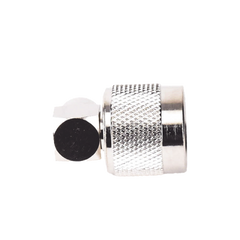 Conector N Macho en A/R de Anillo Plegable para Cables LP-195, LP-142, RG-58/U, RG-142/U, Niquel/ Oro/ Teflón.
