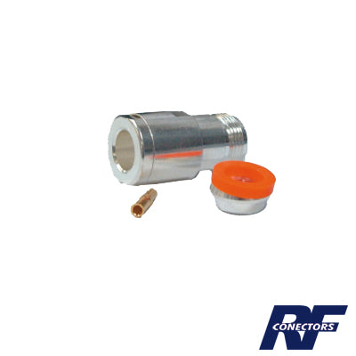 Conector N Hembra de anillo plegable para cables RG-8/U (BELDEN 8237), RG213/U (8267), RG214 (8268).