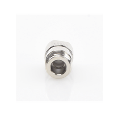 Conector N Hembra de Anillo Plegable para cable RG-316, Niquel/ Oro/ Teflón.
