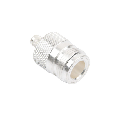 Conector N Hembra, de Anillo Plegable para Cables LMR-240, RG-8/X, 9258, Niquel/Oro/Teflón.