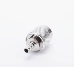 Conector TNC Macho de Anillo plegable  para cables RG-174/U, BELDEN 8216.