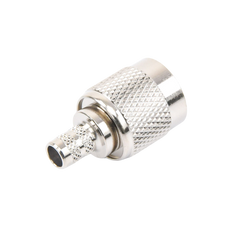 Conector TNC Macho de Anillo Plegable para Cables LMR-240, RG-8/X, 9258, Niquel/Oro/Delrin.